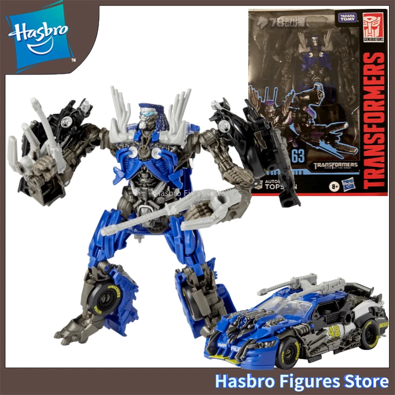 In Stock Hasbro Transformers Studio Series  Dark Of The Moon SS63 Topspin Action Figure Collection Hobbies Model Toy Gift