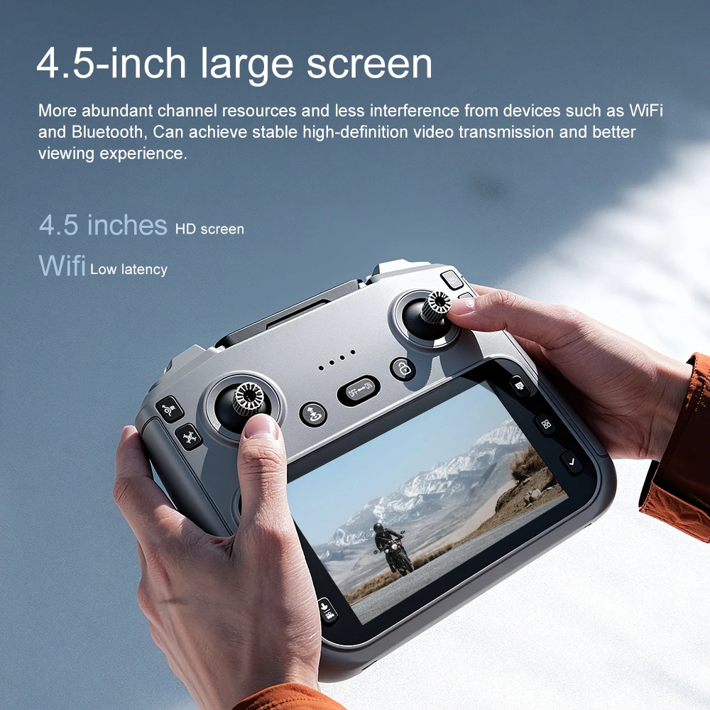 New Bumblebee GT50 Drone MIni 4.5"Screen Brushles Optical Stream Positioning Quadcopter with Camera FPV WIFI RC 4axis Drones Toy