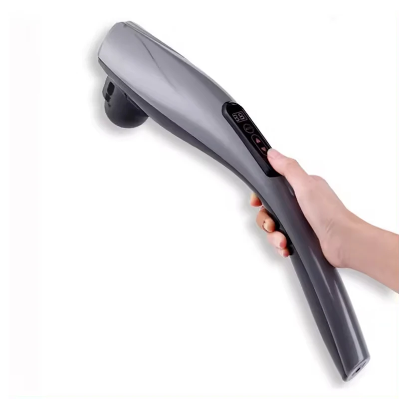 Hot Selling Powerful Dual Head Vibration Infrared Wireless Handheld Body Neck Massager Hammer To Relax The Neck