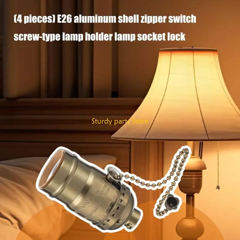 

97QC 4 Пакет практическая выплата E26 Light Socket Hightempantepaint Base Lamper