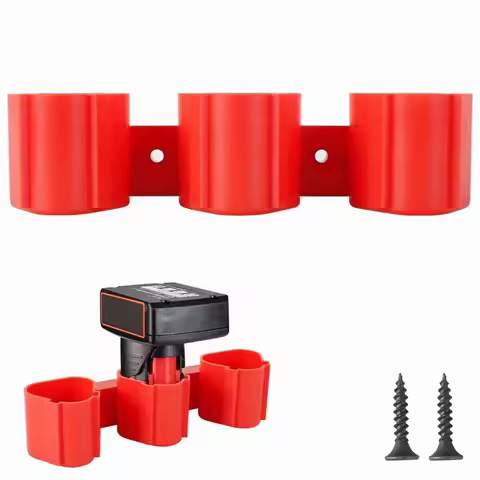 Battery Holder Wall Mounted For Makita/Bosch Battery Rack Durable Battery Hanger For Milwaukee 10.8/12V Tool Holder Dock Mount