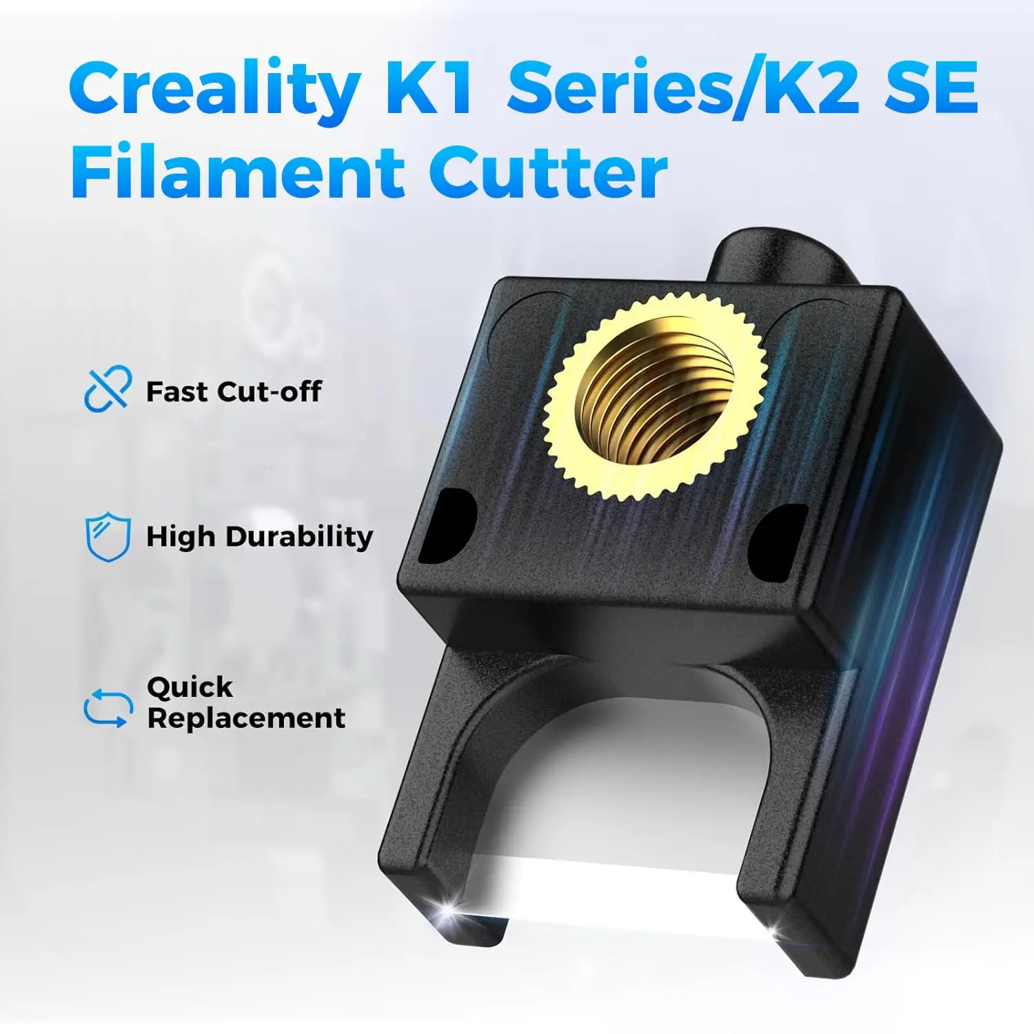 Creality Official K1 Series/K2 SE Filament Cutter Fast Cut Off Filament of CFS Multicolor Upgrade Kit for K1/K1 Max/K1C/K1 SE