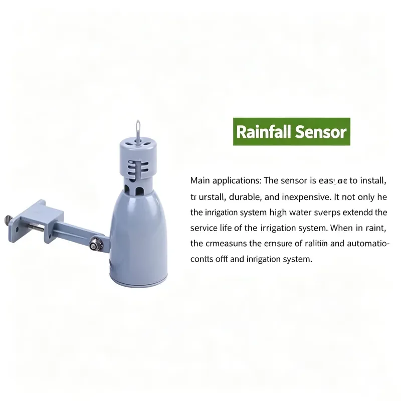 i DaringFish Plastic Smart Automatic Rain Sensor Flow Meter Eco-Friendly Outdoor Irrigation Water Controller for Agriculture