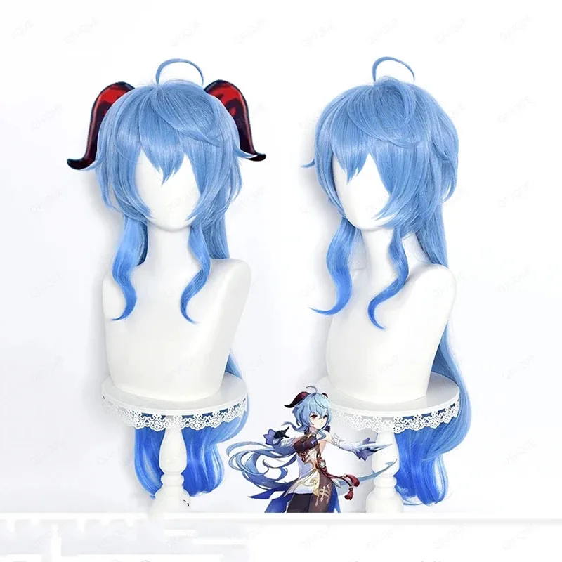 Ganyu Cosplay Costume Wig Shoes Anime Game Halloween Carnival Party Outfits Fancy Dress for Women