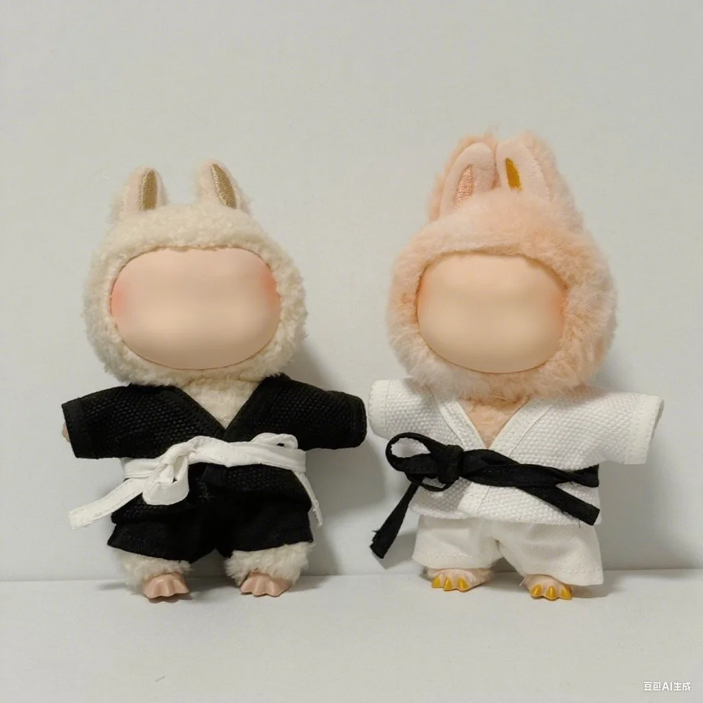 

Одежда для кукол аниме для куклы Лабу 17 см, дизайнерский роскошный борцовский костюм, комплект одежды для тхэквондо, игрушка, аксессуары для куклы Лабу