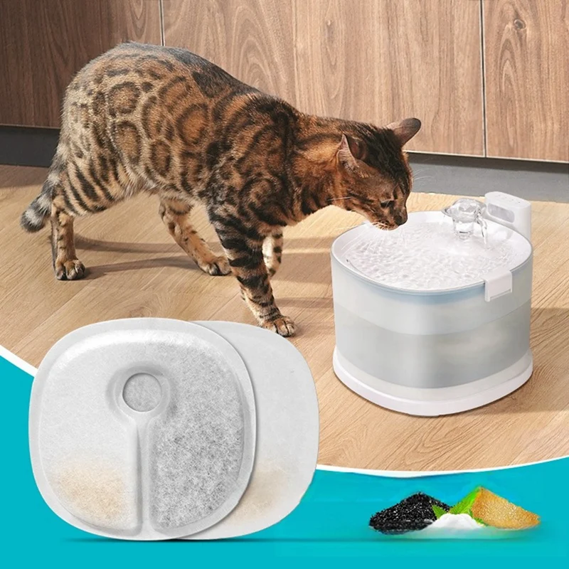 ABDJ-مرشحات نافورة الماء للقطط لمرشحات استبدال نافورة الحيوانات الأليفة الأوتوماتيكية من تشيربل