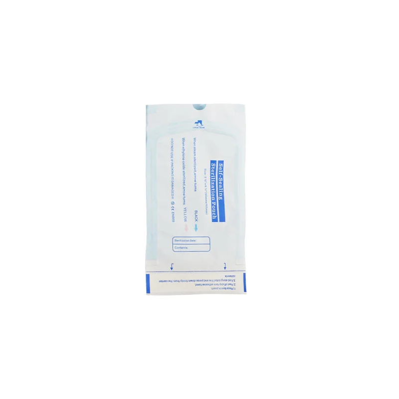 مانيكير الأظافر وتطهير حقيبة تخزين فن الأظافر ، حقيبة تعقيم الأظافر ، ملقط إغلاق للاستعمال مرة واحدة ، حقيبة محكمة الغلق