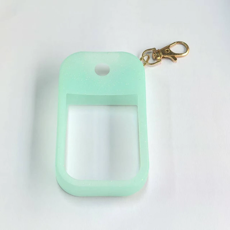 タッチランドハンドウォッシュジェルケースポータブル消毒スプレー 1OZ30ml アクセサリーシリコン保護ケースペンダントお土産ギフト