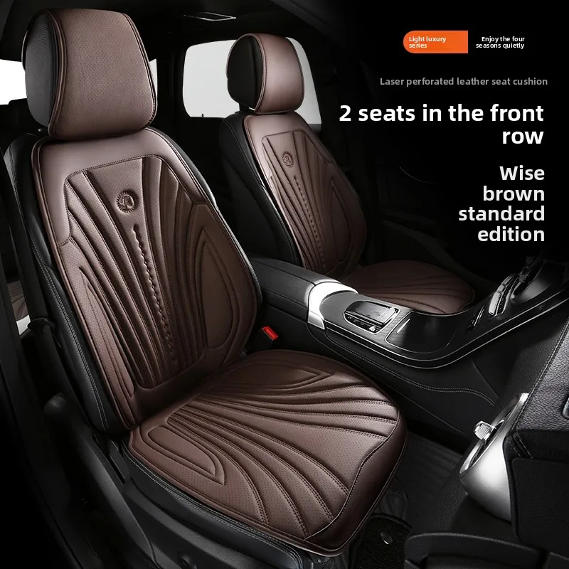High Quality Universal Car Seat Cover All Season Breathable Perforated Leather SUV Car Seats Protection Luxury Seat Cushions