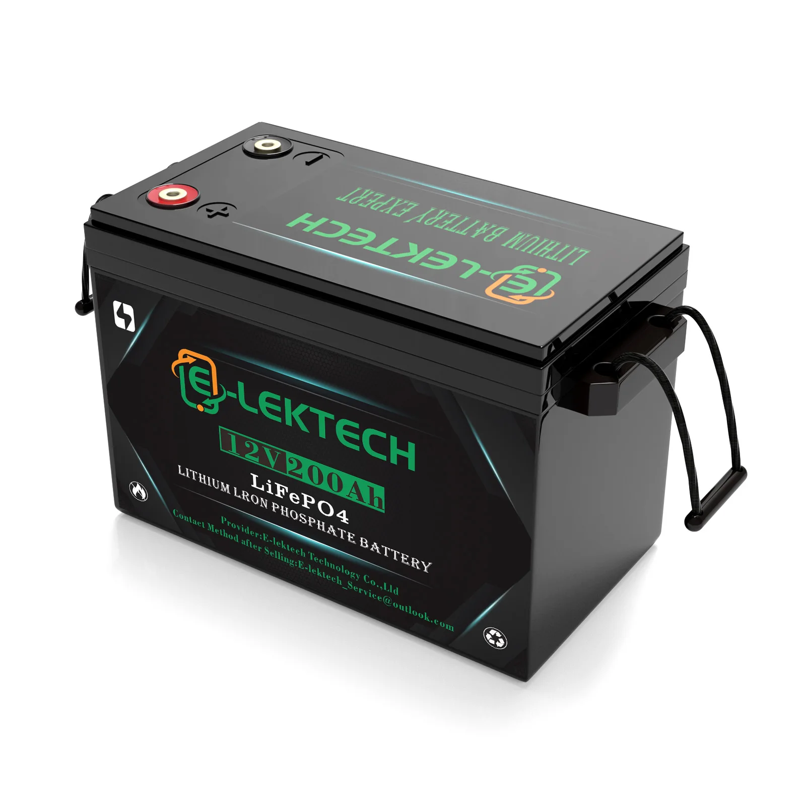 

12V 200Ah LiFePO4 Lithium Battery, Built-in 150A BMS, 4000-10000 Cycles, Perfect for RV, Solar, Marine, Camping, Off-Grid
