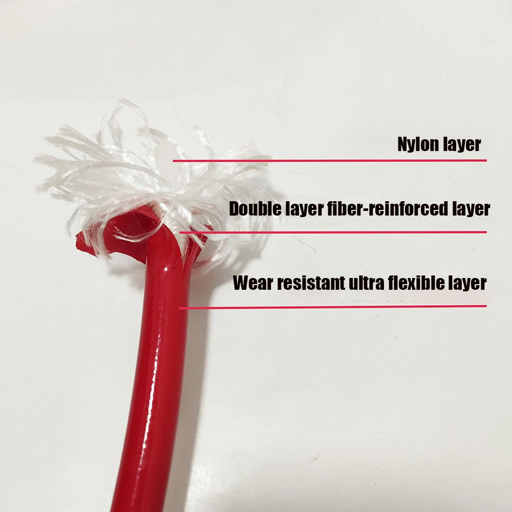 Imagem -03 - Mangueira de Pulverização Airless Multiúso Ultra Flexível Novo Tubo de Fibra 05 m a 40m Polegada 5075psi