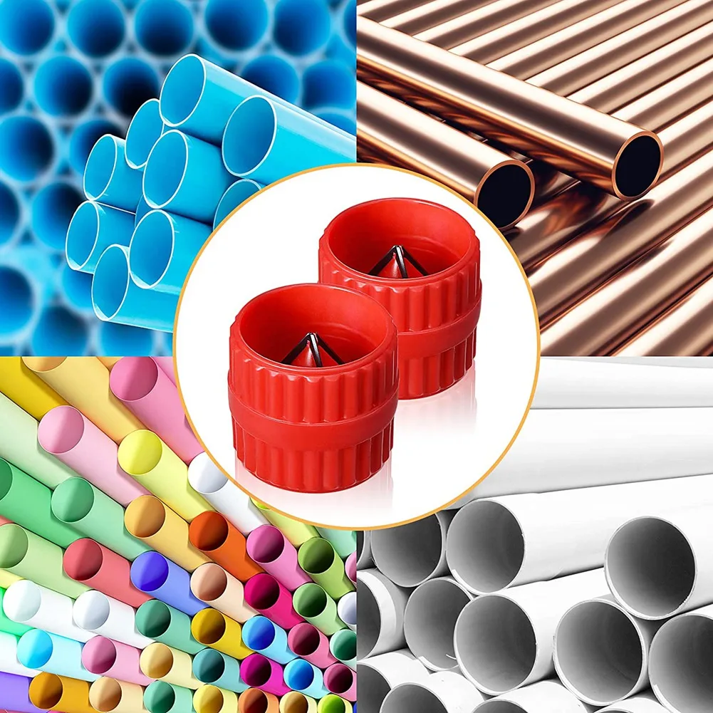 AT29-Copper Pipe Cleaner,Reamer,Sanding Sponge Set,Copper Pipe Cleaner,Reamer,Sanding Sponge,Deburring Brush For PVC Pipes