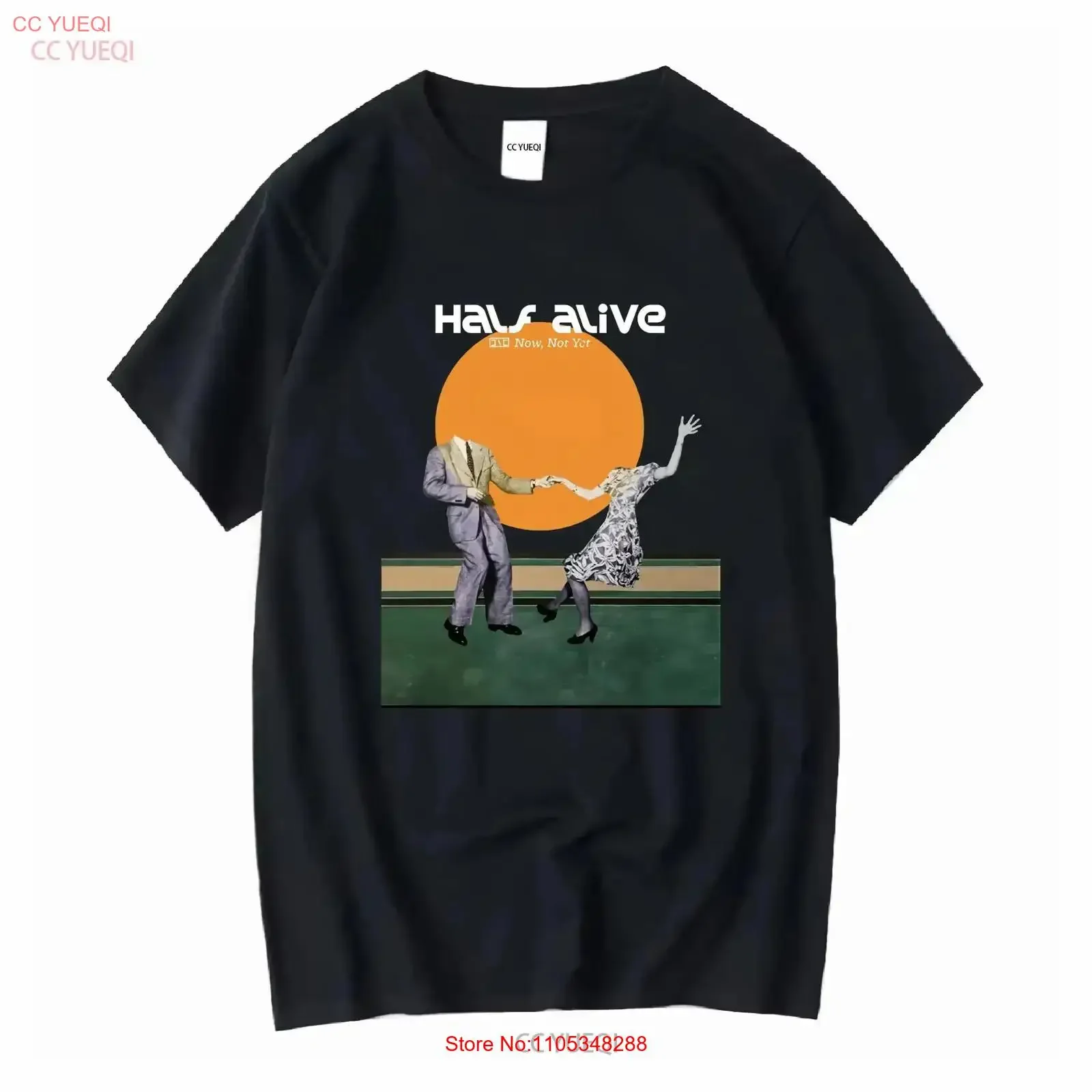 T-shirt vintage Half Alive Now Not Yet, tournée musicale, tailles S à 5XL, FL0368, délavé, polyvalent, extensible, légèrement doux, vintage