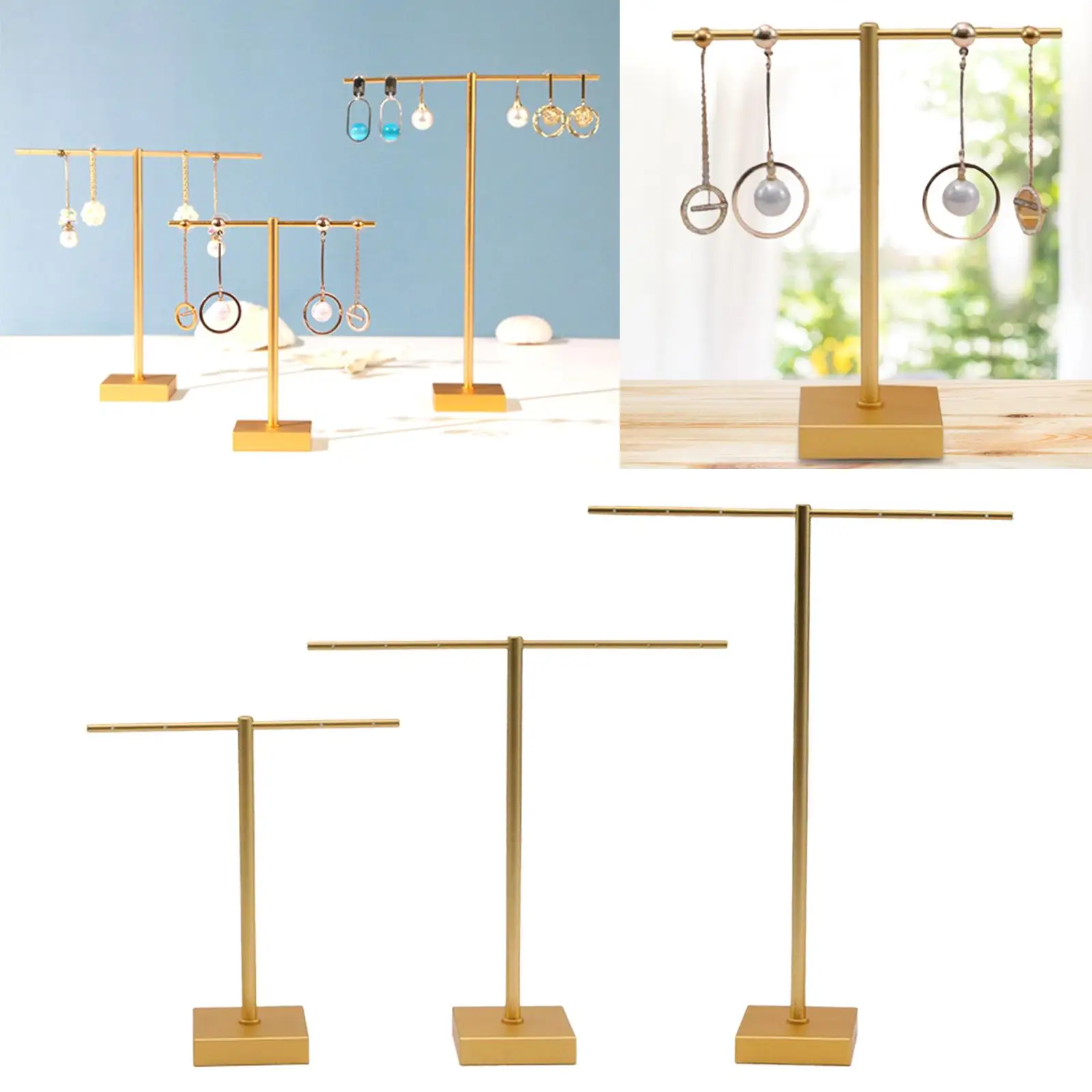 Jewelry Display Stand Hanging Earrings Holder for Bedroom Shooting Props