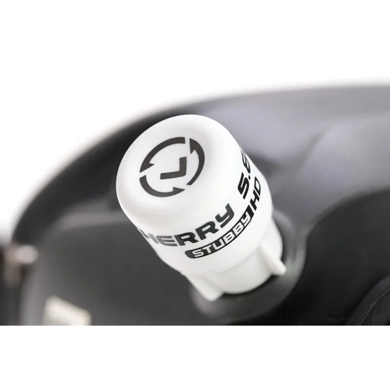 RUSHFPV Cherry Stubby 5.8GHz Short FPV Antenna Single Unit - LHCP Black SMA / LHCP White RP-SMA