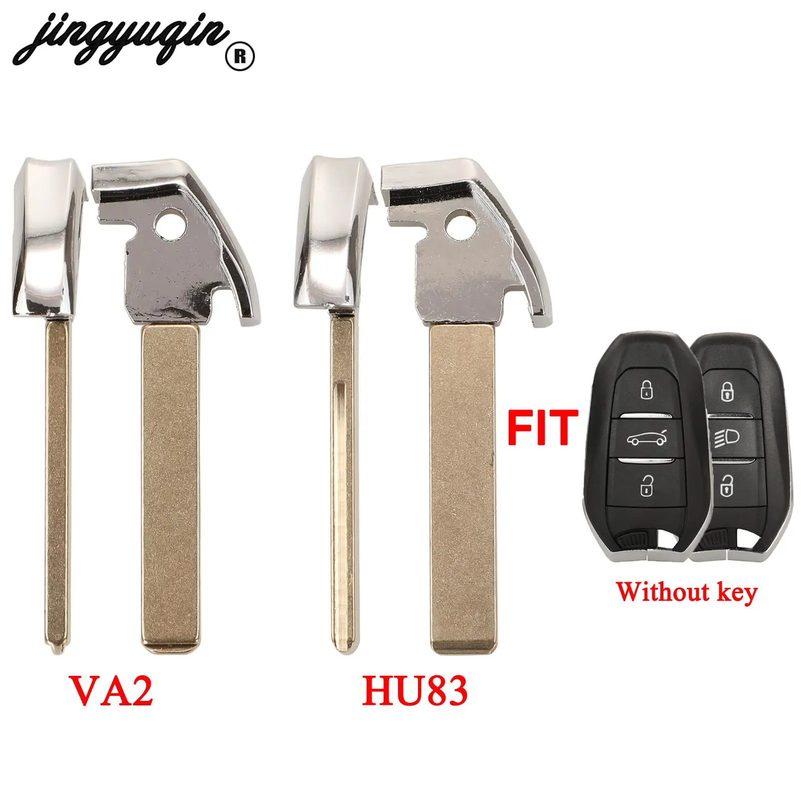 jingyuqin Remote Car Key VA2 HU83 Blade For Peugeot 308 408 3008 4008 5008 508 For Citroen C3 C4 DS Fob Replacement