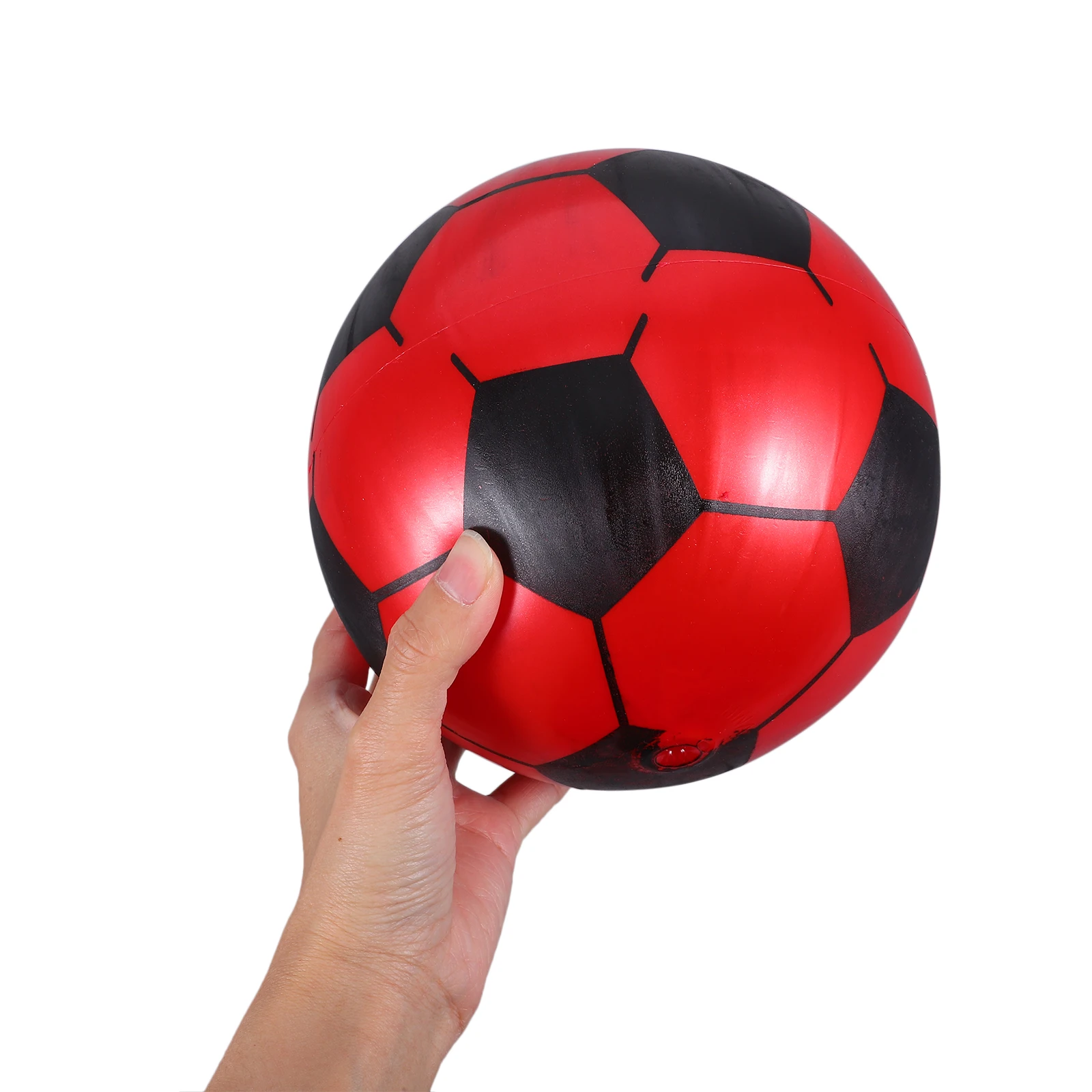 

6 Pcs Inflatable Soccer Balls 20cm Diameter Kids Toy Balls Mini Soccer Ball for Indoor Bright Colors