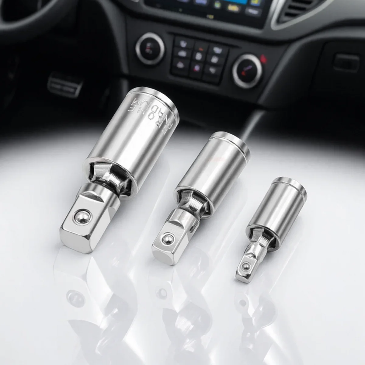 1/4 Inch 3/8 Inch 1/2 Inch Gimbal Ratel Hoek Staaf Mouw Handleiding Pneumatische Vouwadapter Tool Mouw Power Tool Accessoire