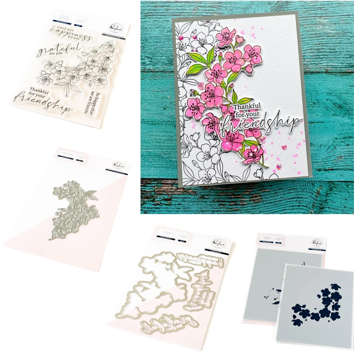 

Branch Plum Blossom New Clear Stamps Metal Cutting Dies Hot Foil Stencil DIY Greeting Card Making Scrapbook Craft Paper 2024