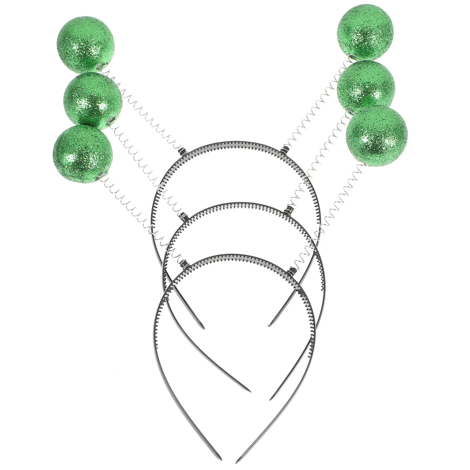 

3Pcs Foam Ball Hairbands Creative Party Hair Hoops Christmas Headdress Non-Slip Comfortable Headband Gift for Family Friends