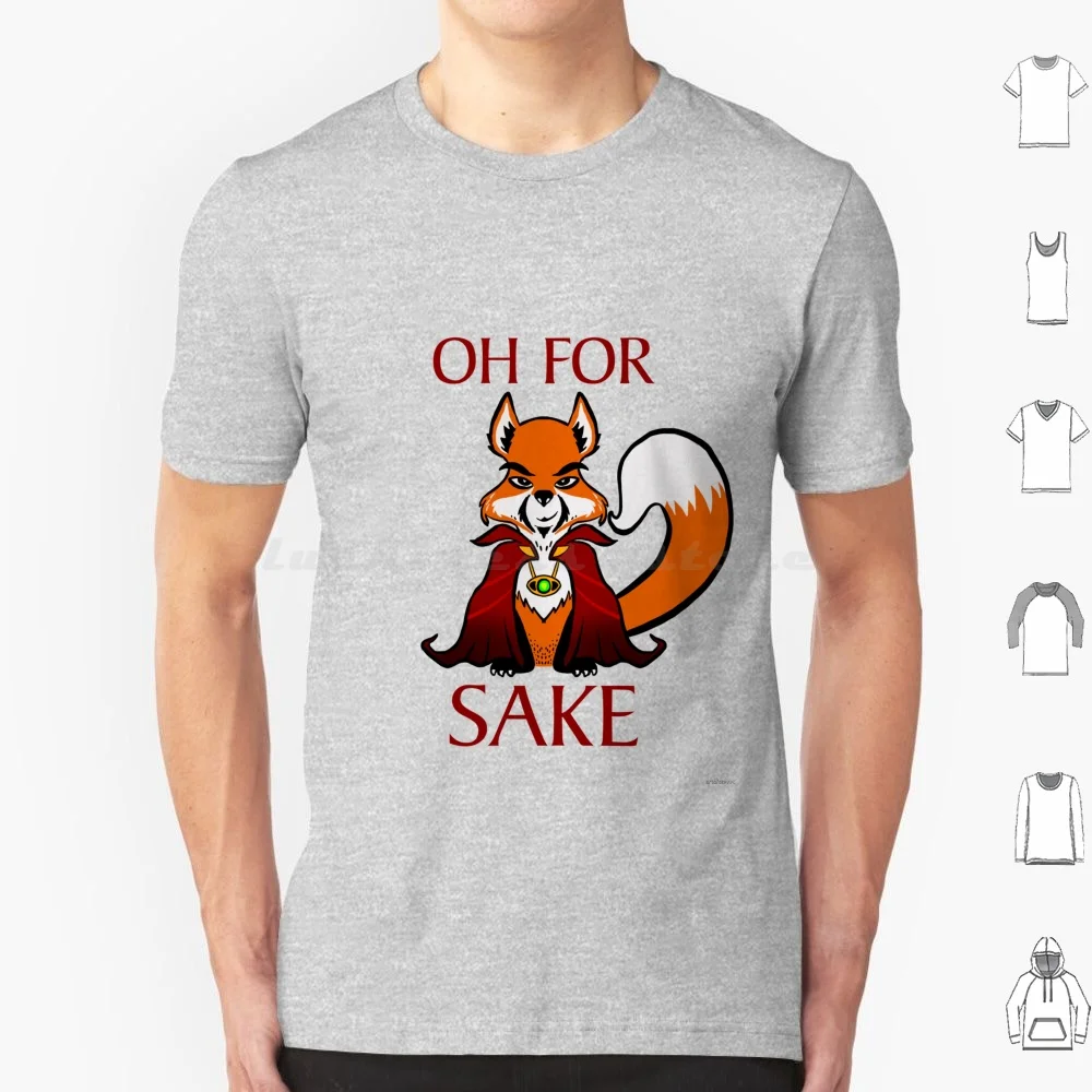Oh para el sake de Doc.... Camiseta hombres mujeres niños 6xl para Fox Sake Fox Strange Coffee multverso magia extraña hechicero de té lejos de