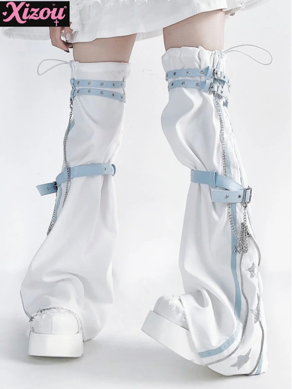 

Японская субкультура, вторичный элемент, милые акварельные чехлы для ног, мягкие милые домашние милые пряные максималистичные носки до бедра, чулки