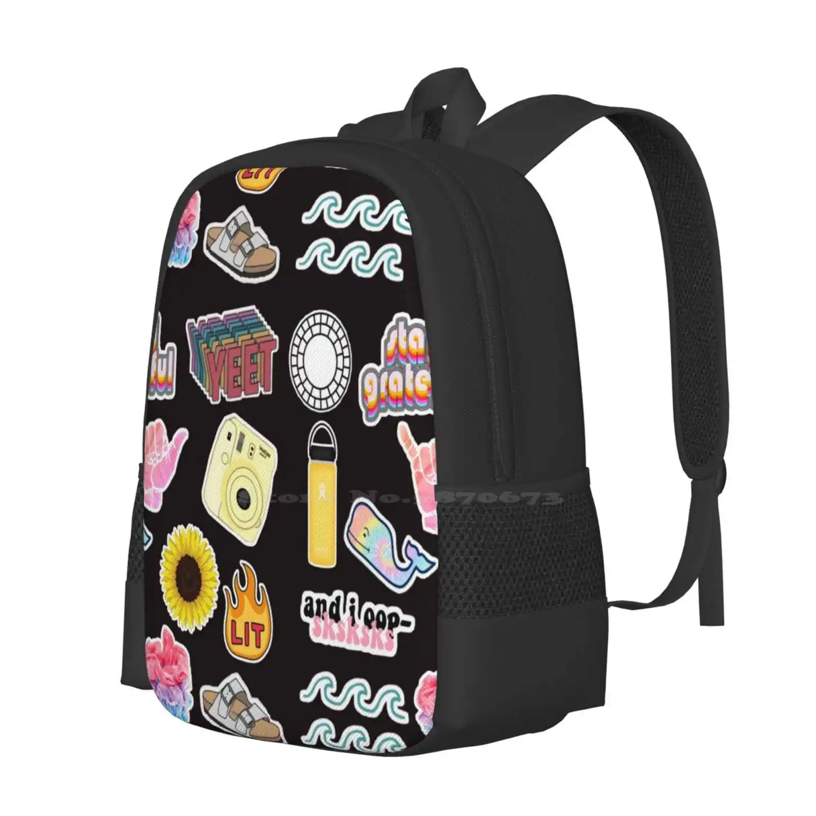 Vsco Girls Starter Pack 3 Teen College Student Backpack Pattern Design Bags Vsco Girl Starter Pack Cheap Vsco Vsco Girl