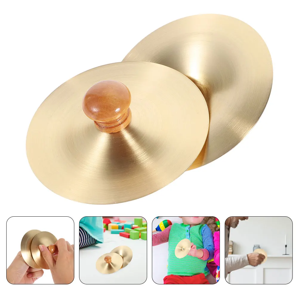 

Mini 7Cm Copper Finger Cymbals Sturdy Bronze Hand Percussion For Cultural Dance Parties Festive Performances Band Music
