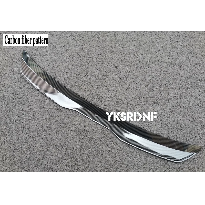 Rear Wing Spoiler For FIAT GRANDE PUNTO ABARTH 2007 2008 2009 2010 Glossy Black ABS Plastic Roof Wing Hatchback Spoiler Lip