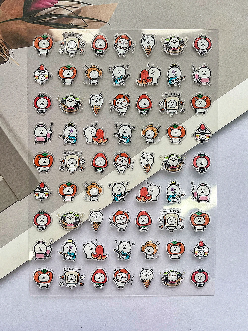 Pvc Mini Cute Cartoon Snoopy Animation Characters Poster Goods Stickers Nail Art Diy Guitar Phone Laptop Graffiti Sticker Gifts