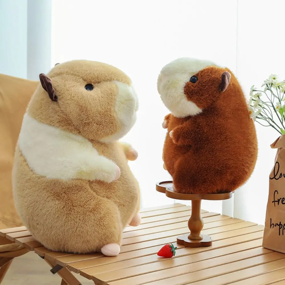 

23/30CM Kawaii Capybara Plush Stuffed Doll Headset Marmot Plush Doll Gift Soft Stuffed Animal Toy Kids