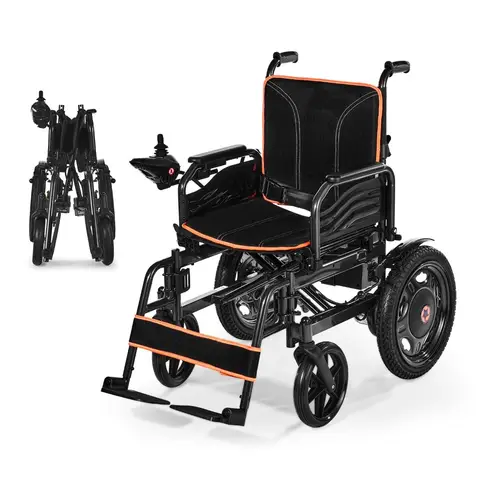Lightweight Foldable Electric Wheelchair Intelligent 13-Miles All Terrain