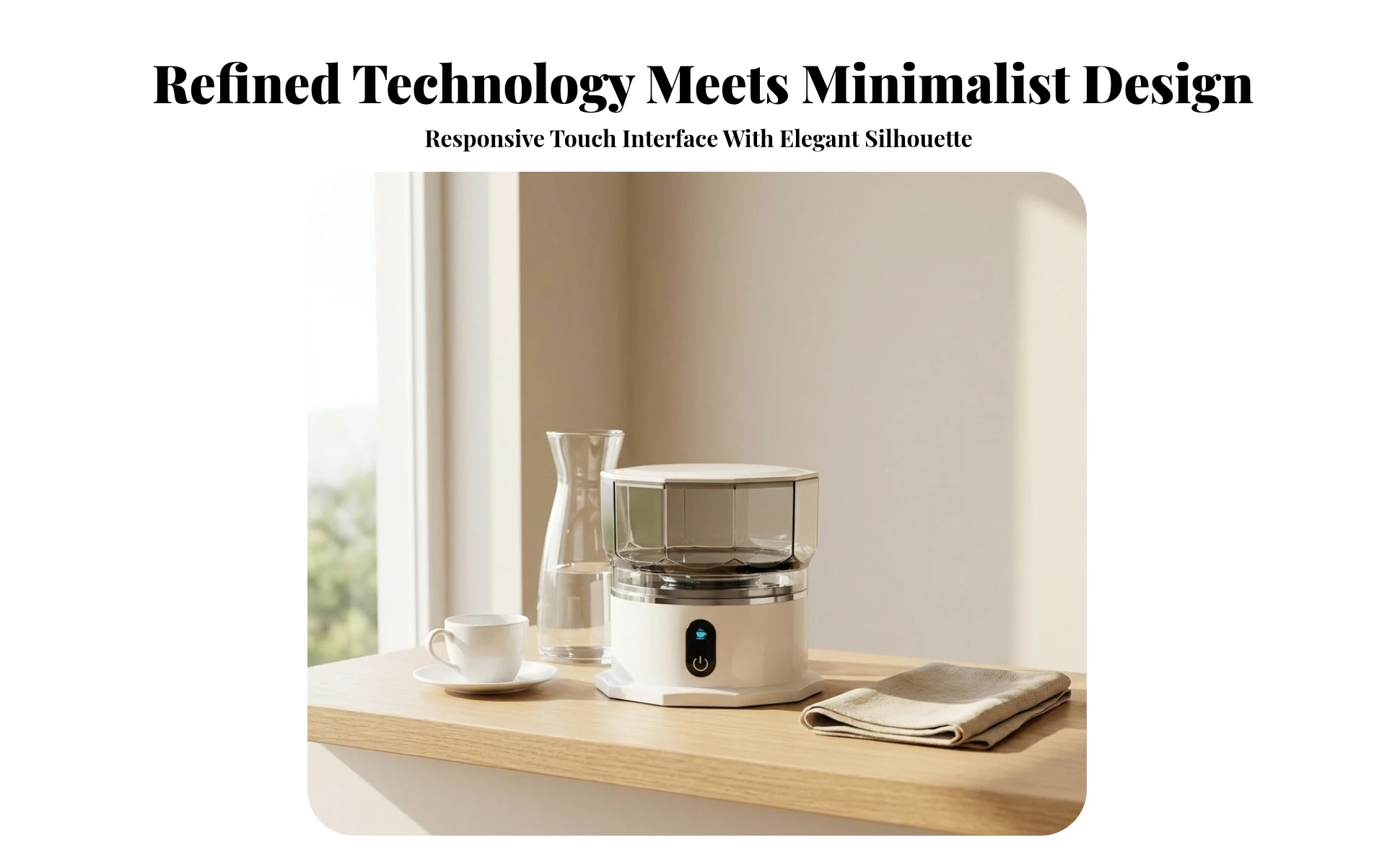 Mini Coffee Maker with Cup Portable Pour-over Coffee Brewer Appliance Small-Space Removable for Travelers, Travel, Office