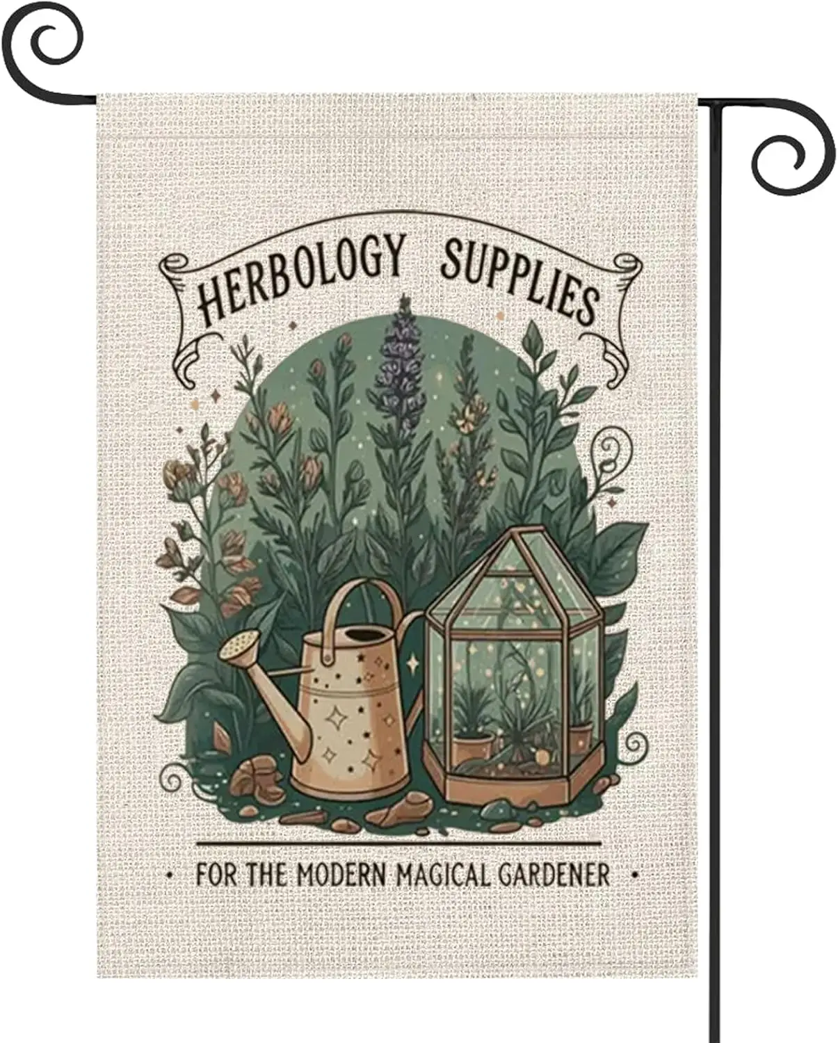 WCGXKO Botanical Gardening Merch Bookish Gift Botanical Herbalist Merch Herbology Plants Garden Flag Gift For Plant Lover (G MMZ