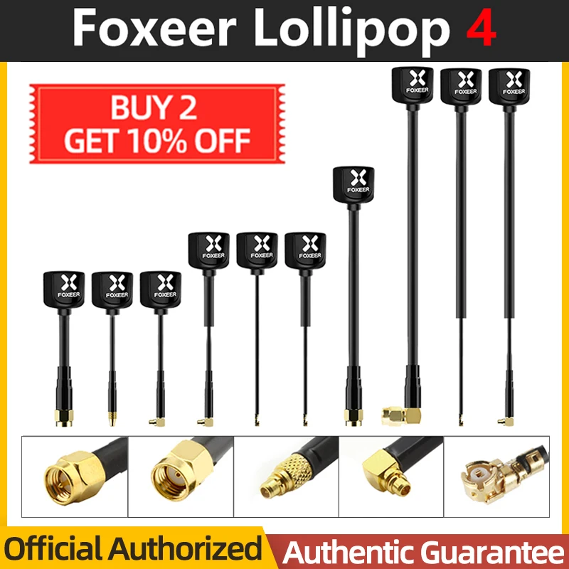 รีวิวและแนะนำอุปกรณ์ Foxeer Lollipop 4 Antenna สำหรับการใช้งาน RC FPV Drone
