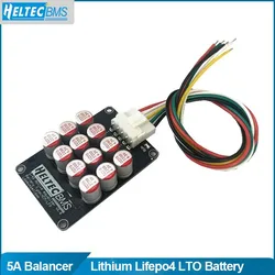 Heltecbms 3S 4S-21S 5A Active Balancer Lifepo4 Lithium Lipo Battery Energy transfer Active Equalizer 5s 6s 7s 8s 13s 16s