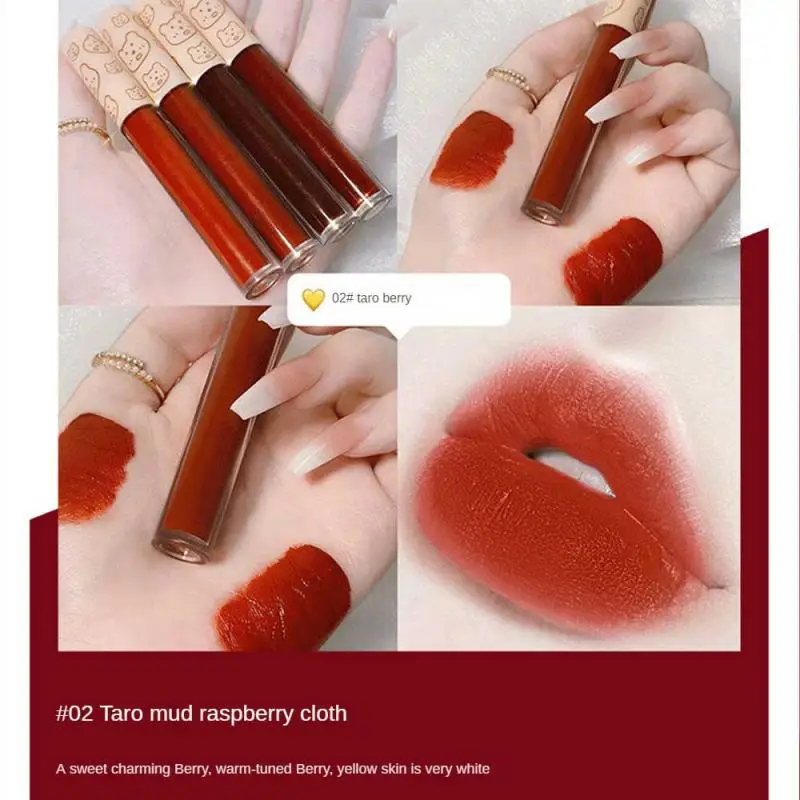 1 ~ 5 Stuks Labiaal Slijm Matte Textuur Op Kamertemperatuur In Een Koele En Plaats Lipgloss Lippenstift Cosmetica Matte Lipglazuur