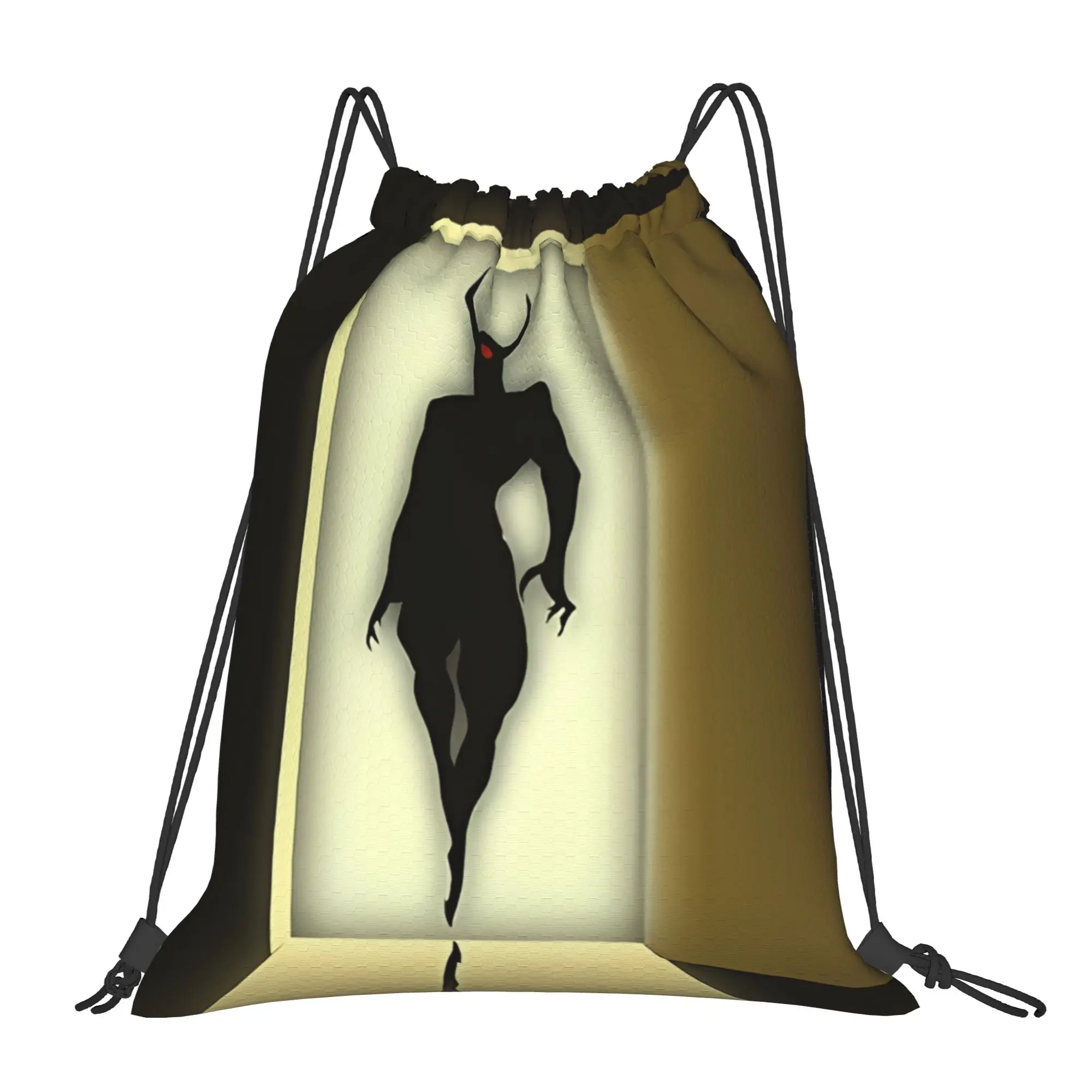 Entity Backrooms entity Portable Drawstring Bags Sports Riding Gym creepy aesthetic Storage Backpacks