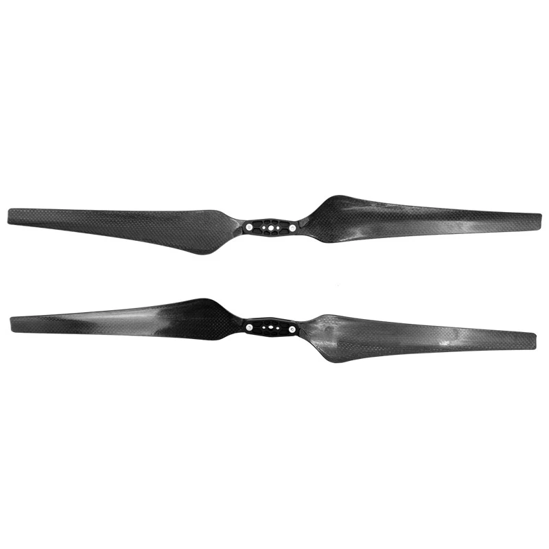 1Pair 2270 CW/CCW Folding Propellers with Clamp 22Inch Carbon Fiber Props 15mm Pitch 2-Blade Paddles for RC Drone Power Flying
