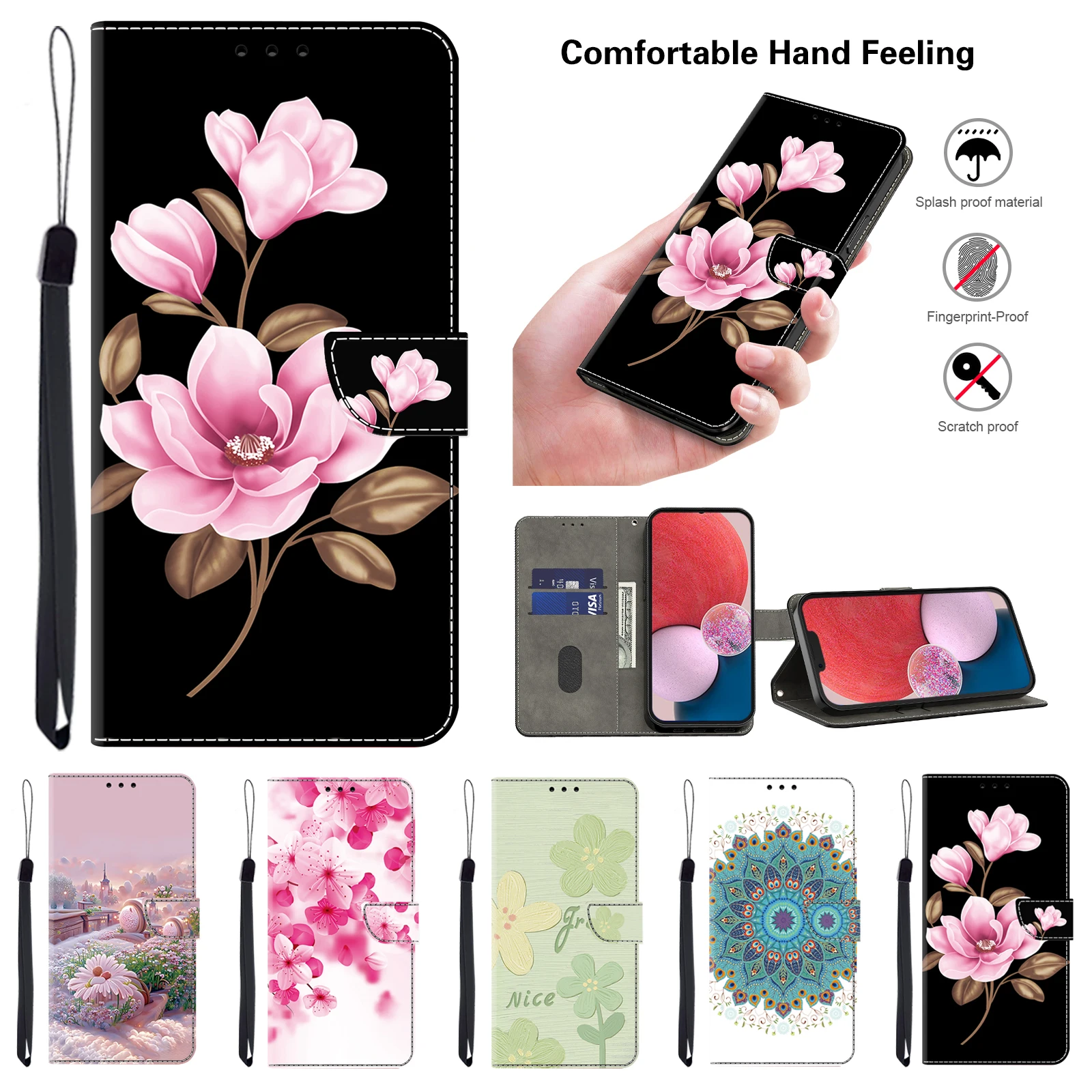 Magnetic Flip Leath…