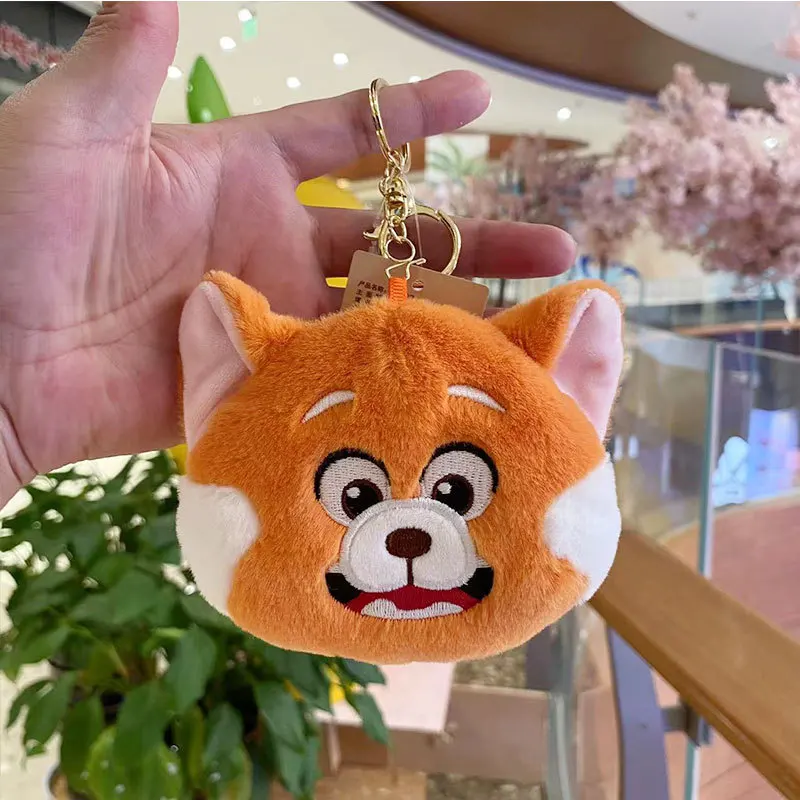 Kid 8CM Cartoon Plush Small Raccoon Coin Purse Cute Animal Zipper Plush Earphone Bag Wallet Bag Keychain Pendant Doll Girl Gift