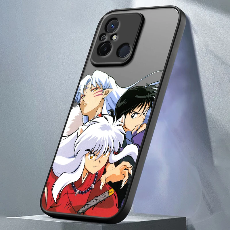 Inuyasha Sesshoumaru For Redmi 12C 11A 10X 10C 10A 9C NFC 9AT 9A 9T 8A 7A A2 Plus Power Frosted Translucent Phone Case