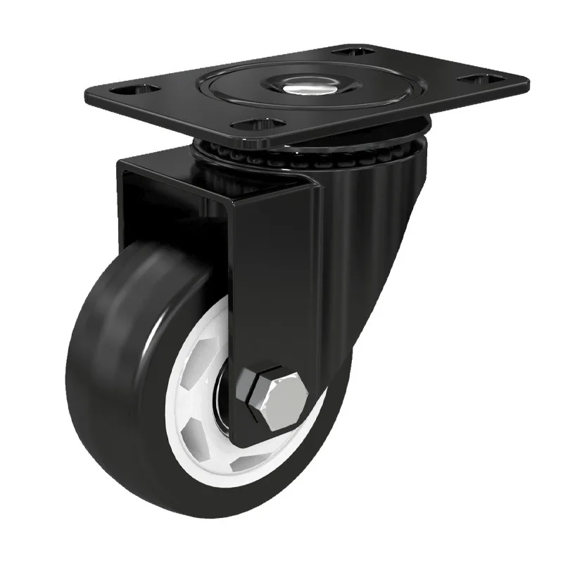 Universal wheel wheel 1.5 inch 2 inch 2.5 inch silent wheel furniture tray caster with brake