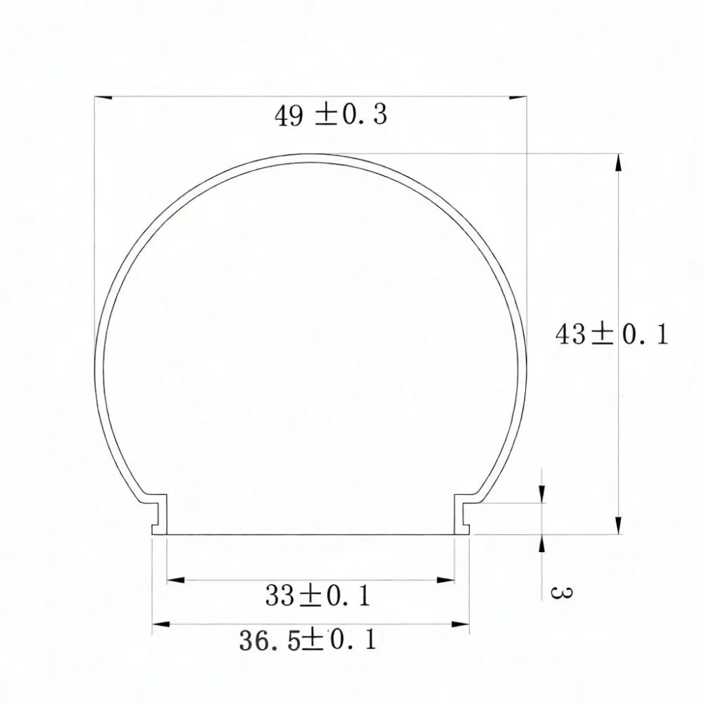 Durable PC Diffuser Lampshade Replacement For LED Vanity Mirror Light Bulb Fixtures Round Protective Lighting Accessories