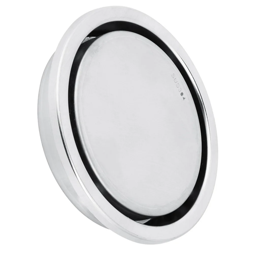 304 Stainless Steel Floor Drain Round Shape Anti-Odor Shower Drain Odor Resistant Snap in Design Floor Drainer Basement