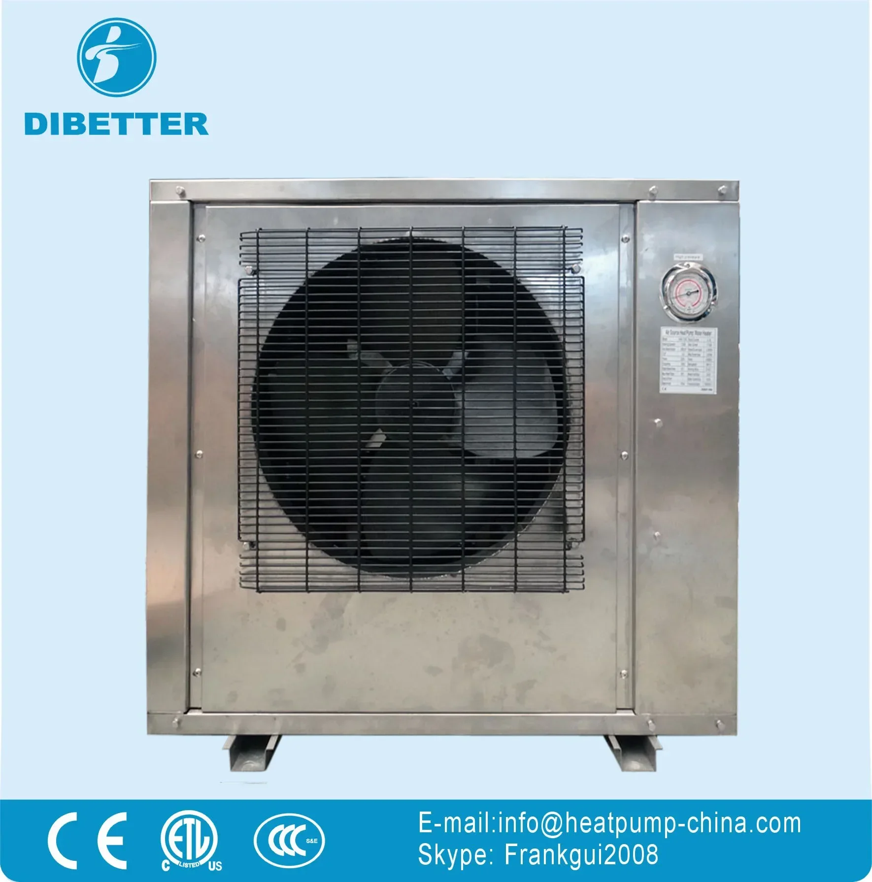 DIBETTER/GAGGIA Air Source Air To Water Heat Pumps Heating Water Heater New Energy China R32 Heat Pump