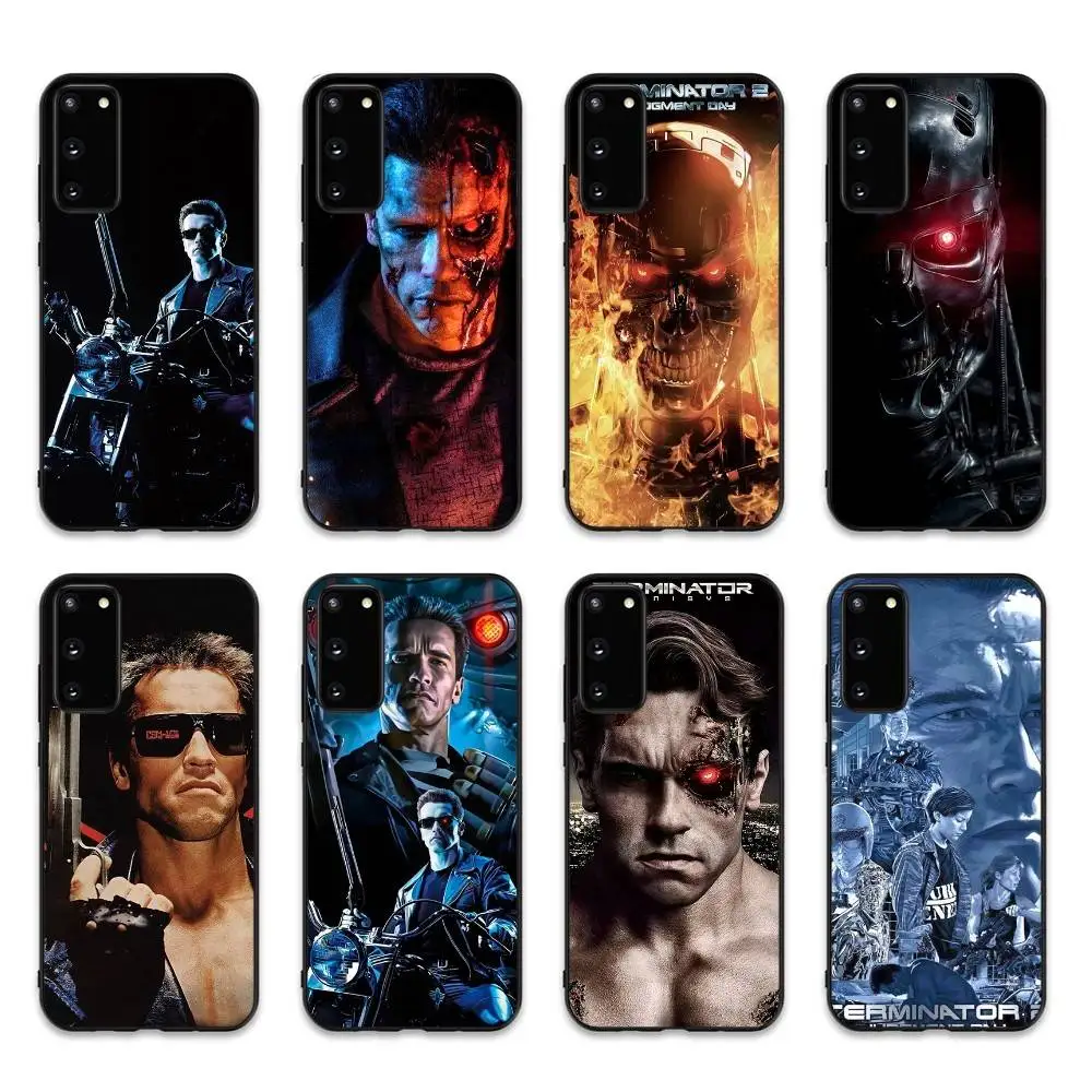 Funda de teléfono Sci Fi Movie The T-Terminator para Samsung S 24 Fe 25 Ultra Plus 20 Lite 21 30 22 23 24 22 Ultra 5G