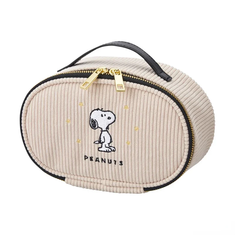 Snoopy Cosmetic Bag Anime Travel Large Capacity articoli da toeletta Organizer Cartoon Women Portable Makeup Pouch bagno Washbag Gift