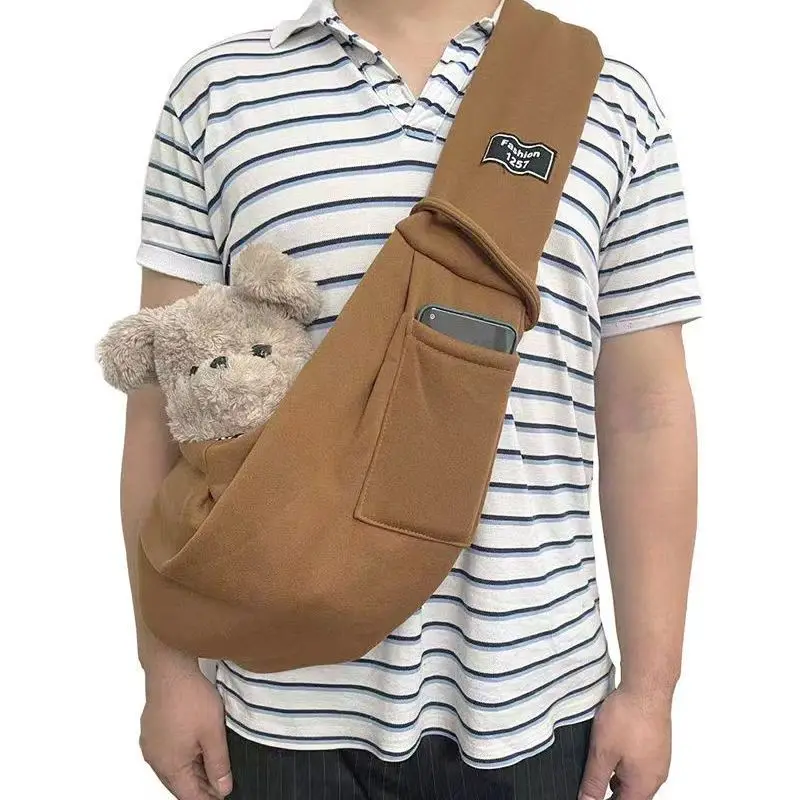 

Pet messenger bag backpack canvas bag one shoulder go out portable teddy Bigbear Pomeranian cat dog cat bag pet backpack