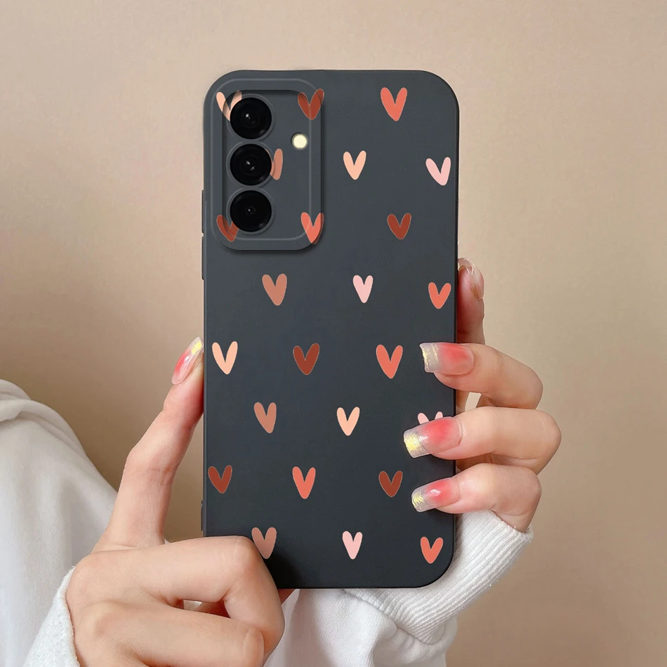 For Samsung Galaxy A36 A56 A26 Case Love Heart Soft Liquid Silicone Back Covers For Samsung A 56 Camera Protection Phone Shell - náhled 4